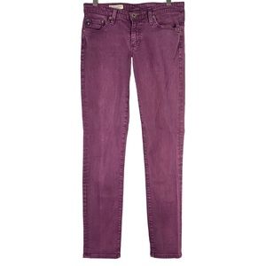 AG Adriano Goldschmied Skinny Jeans in Plum